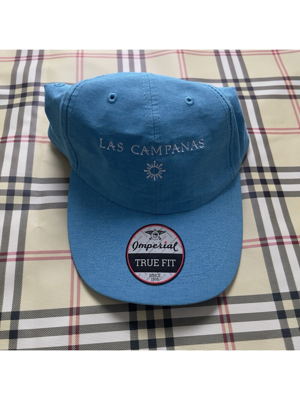 Imperial True Fit Las Campanas Golf Cap SkyBlue Micro Velkro